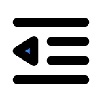Menu Unfold One SVG Icon